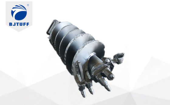 Civil Engineering Rock Drilling Auger Bullet Tooth Auger For Clay Soil