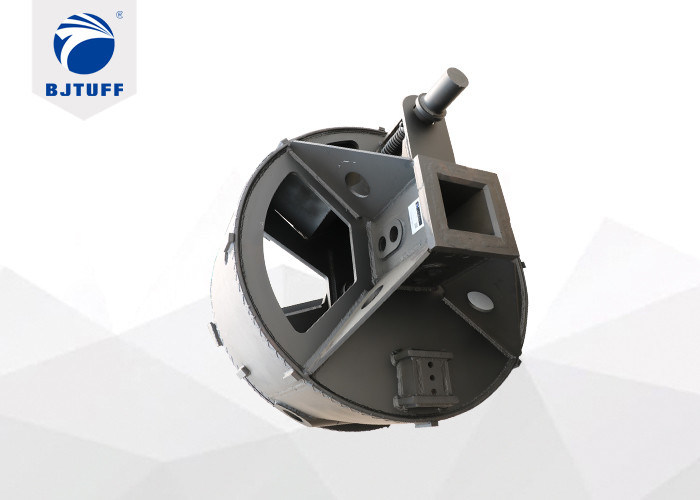 Straight Clay Cleaning Drilling Bucket Customized Bore Piling Single Cutter