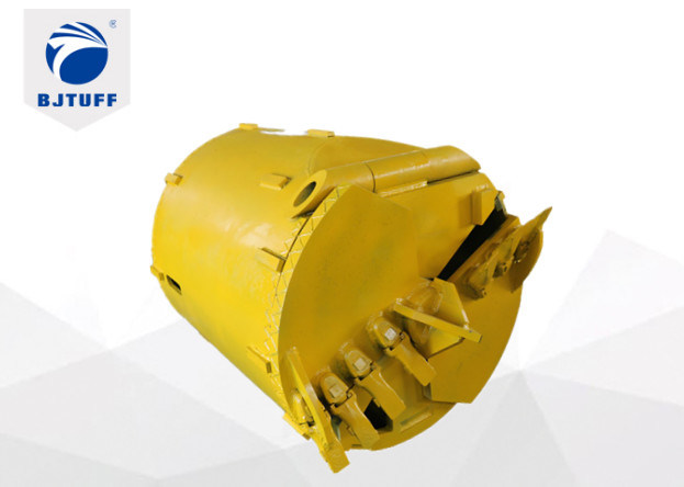 Silt Gravel Double Cut Soil Drilling Buckets For Rotary Drilling Rig