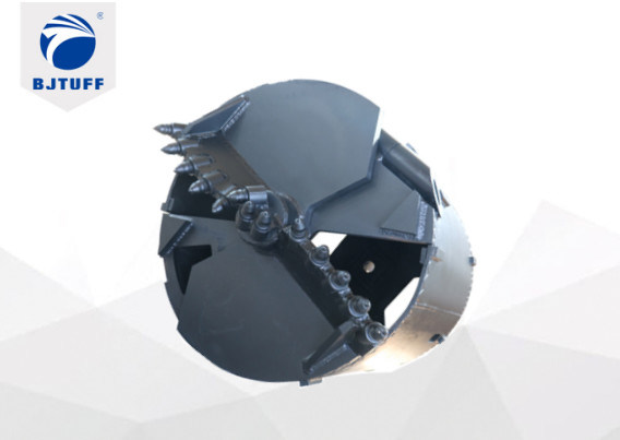 BJTUFF Engineering Pilling Rotary Rock Drilling Bucket 13 Teeth