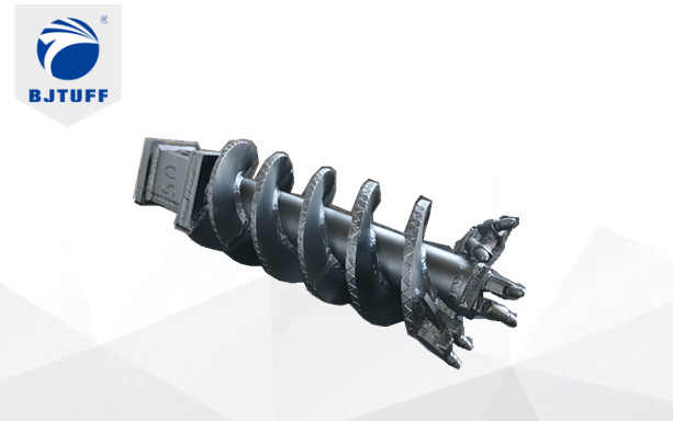 Civil Engineering Rock Drilling Auger Bullet Tooth Auger For Clay Soil